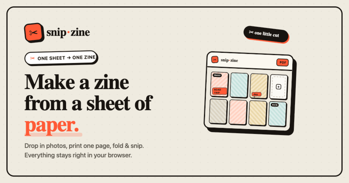 snipzine screenshot
